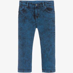 NWT Stella McCartney Kids Acid Wash Indigo Denim Jeans